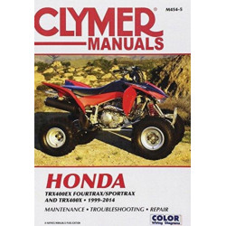 Clymer Honda TRX400Ex Fourtrax/Sportrax: 99-14