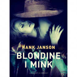 Blondine i mink