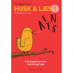 HUSK & LÆS 1 - Lær bogstavernes navne og lyde * PAKKET A 5 STK. *: Systematisk læsetræning 1.-3. klasse