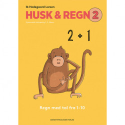 HUSK & REGN 2 - Regn med tal fra 1-10 * PAKKET A 5 STK. *: Systematisk taltræning 1.-3. klasse