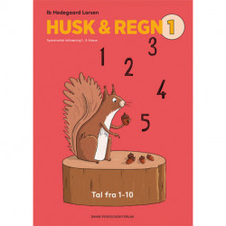 HUSK & REGN 1 - Tal fra 1-10 * PAKKET A 5 STK. *: Systematisk taltræning 1.-3. klasse