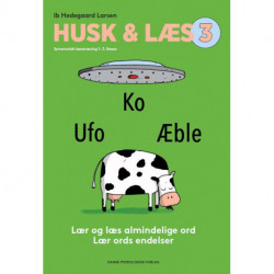 HUSK & LÆS 3 - Lær og læs almindelige ord. Lær ords endelser * PAKKET A 5 STK. *: Systematisk læsetræning 1.-3. klasse
