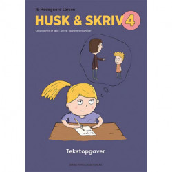 HUSK & SKRIV 4 * PAKKET A 5 STK. *: Tekstopgaver. Konsolidering af læse-, skrive- og stavefærdigheder
