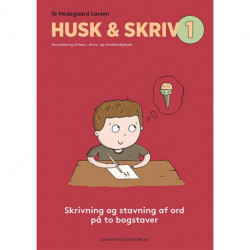 HUSK & SKRIV 1 * PAKKET A 5 STK. *: Skrivning og stavning af ord på to bogstaver. Konsolidering af læse-, skrive- og stavefærdigheder