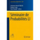 Seminaire de Probabilites LI