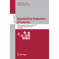 Quantitative Evaluation of Systems: 18th International Conference, QEST 2021, Paris, France, August 23–27, 2021, Proceedings
