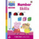 Learn with Peppa: Number Skills: A wipe-clean numbers book
