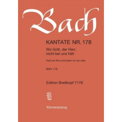 CANTATA BWV 178 WO GOTT DER HERR NICHT B