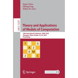 Theory and Applications of Models of Computation: 16th International Conference, TAMC 2020, Changsha, China, October 18–20, 2020, Proceedings