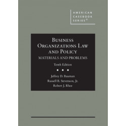Business Organizations Law and Policy: Materials and Problems, CasebookPlus