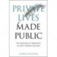 Private Lives Made Public: The Invention of Biography in Early Modern England