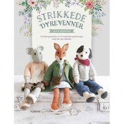 Strikkede dyrevenner: Strikkeopskrifter til 13 nuttede krammedyr med tøj og tilbehør