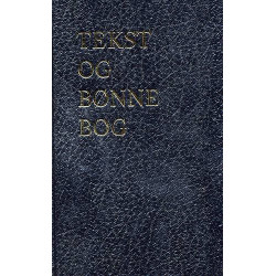 Tekst- og bønnebog med stor skrift