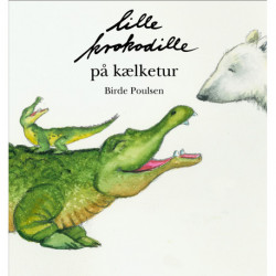 Lille krokodille på kælketur