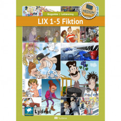 LIX 1-5 Fiktion (MEDIUM 20 bøger): spar min. 35%