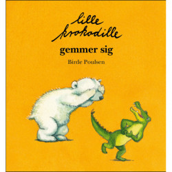 Lille krokodille gemmer sig