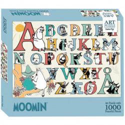 Mumitroldene Art Puslespil - 1000 brikker - ABC: 1000 pcs - Moomin ABC puslespil