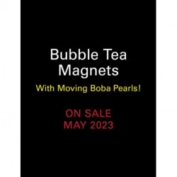 Bubble Tea Magnets: With Moving Boba Pearls!