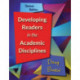 Developing Readers in the Academic Disciplines