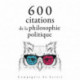 600 citations de la philosophie politique