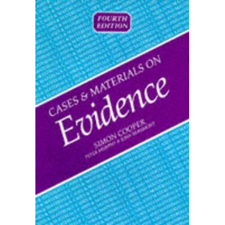 Cases and Materials on Evidence