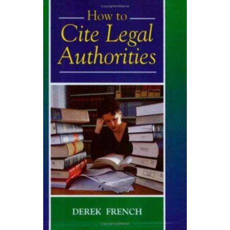 How to Cite Legal Authorities