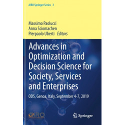 Advances in Optimization and Decision Science for Society, Services and Enterprises: ODS, Genoa, Italy, September 4-7, 2019