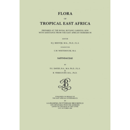 Flora of Tropical East Africa - Sapindaceae (1998)