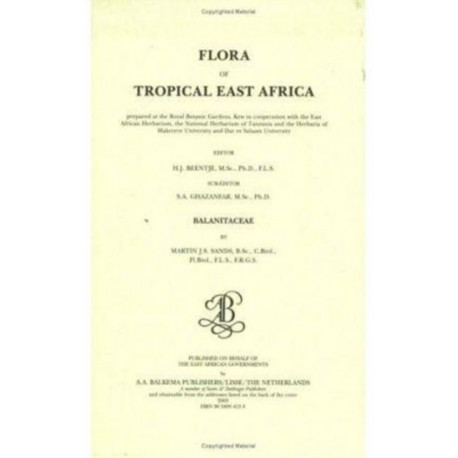 Flora of tropical East Africa - Balanitaceae (2003)
