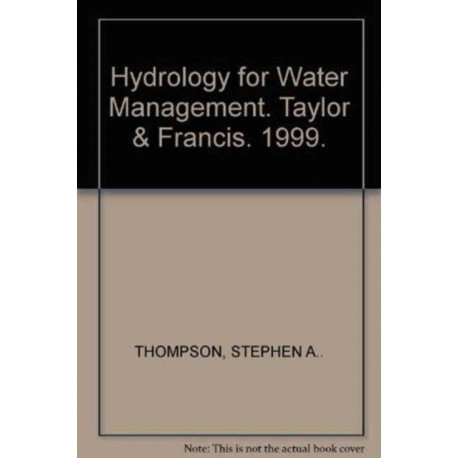 Hydrology for Water Management