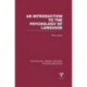 An Introduction to the Psychology of Language (PLE: Psycholinguistics)