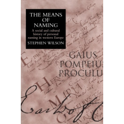 The Means Of Naming: A Social History