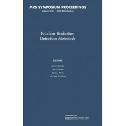 Nuclear Radiation Detection Materials: Volume 1038