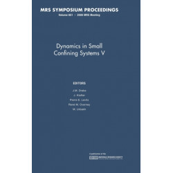 Dynamics in Small Confining Systems V: Volume 651