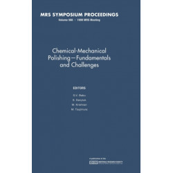 Chemical-Mechanical Polishing – Fundamentals and Challenges: Volume 566