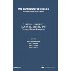 Fracture-Instability Dynamics, Scaling and Ductile/Brittle Behavior: Volume 409