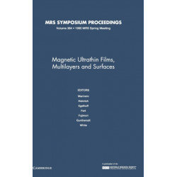 Magnetic Ultrathin Films, Multilayers and Surfaces: Volume 384