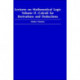 Lectures on Mathematical Logic, Volume II
