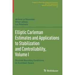 Elliptic Carleman Estimates and Applications to Stabilization and Controllability, Volume I: Dirichlet Boundary Conditions on Euclidean Space