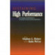 SUSTAINING High Performance: The Strategic Transformation to A Customer-Focused Learning Organization