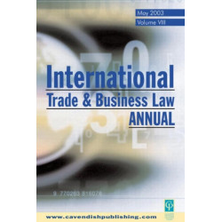 International Trade and Business Law Review: Volume VIII
