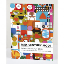 Mid-Century Mod! Wrapping Paper Book