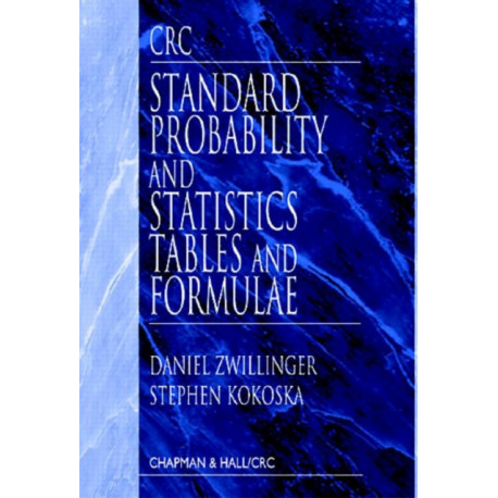 CRC Standard Probability and Statistics Tables and Formulae