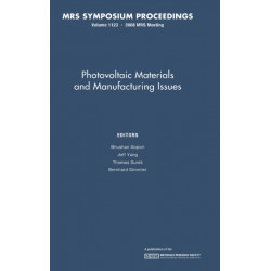 Photovoltaic Materials and Manufacturing Issues: Volume 1123