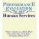 Performance Evaluation in the Human Services