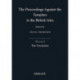 The Proceedings Against the Templars in the British Isles: Volume 2: The Translation