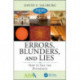 Errors, Blunders, and Lies: How to Tell the Difference