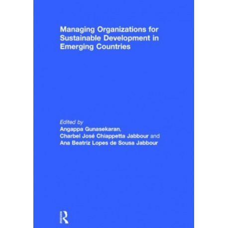 Managing Organizations for Sustainable Development in Emerging Countries