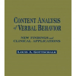 Content Analysis of Verbal Behavior: New Findings and Clinical Applications