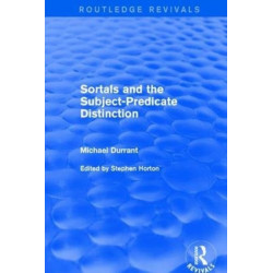 Sortals and the Subject-predicate Distinction (2001)